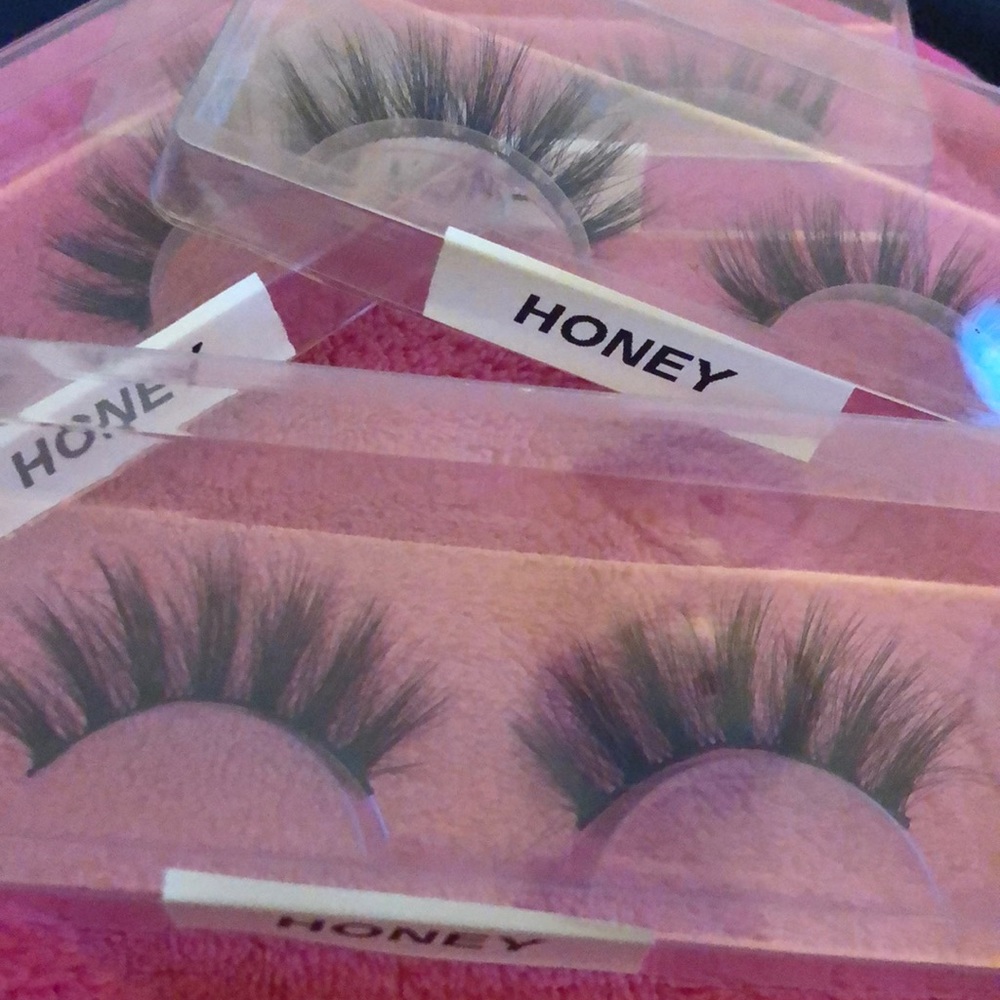 Mink ‘honey’ eyelashes